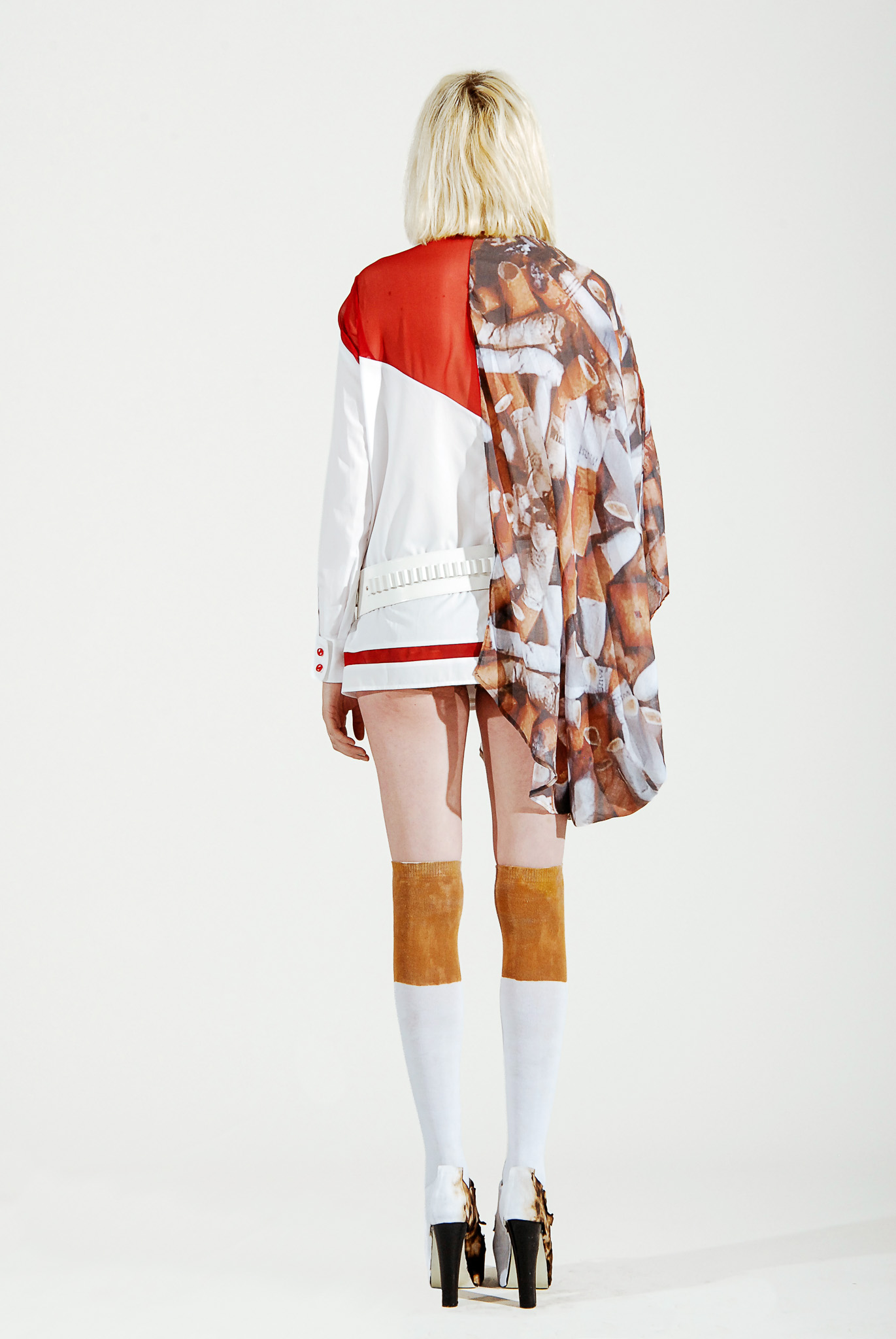 Back view of Look 04 from Smoking Kills.