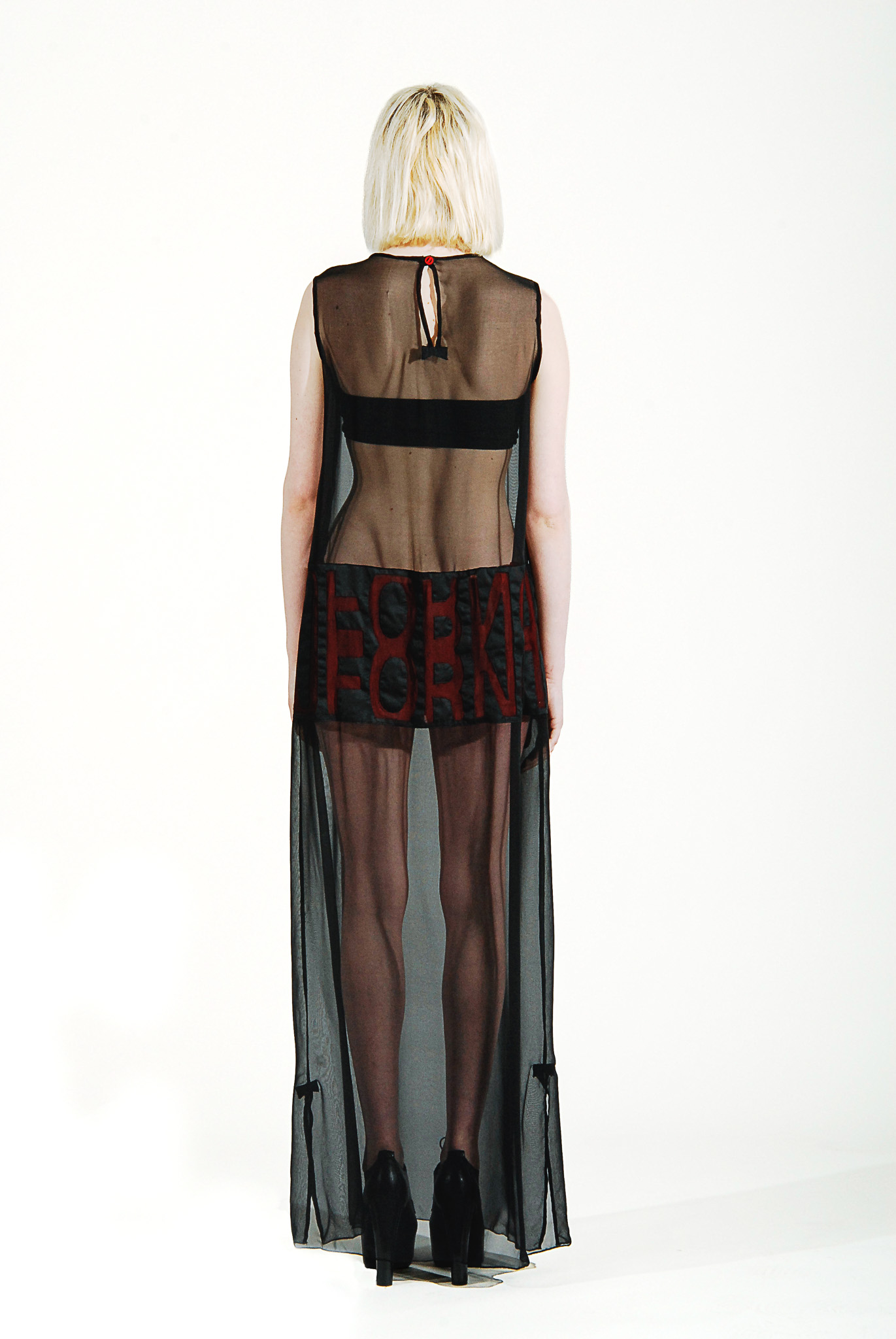 Back view of Look 05 from Smoking Kills.